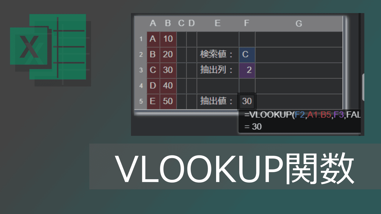 Thumbnail for エクセルVLOOKUP関数の使い方: エラー(N/A,REF)の対処法